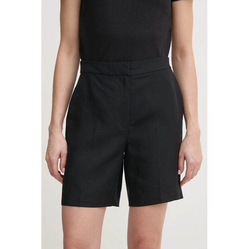 Šortky s prímesou ľanu Calvin Klein 62438011