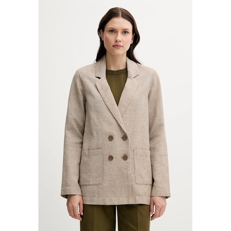 Ľanové sako United Colors of Benetton 63848258