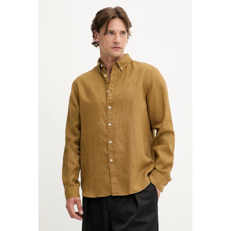 Ľanová košeľa Les Deux Konrad 63889106