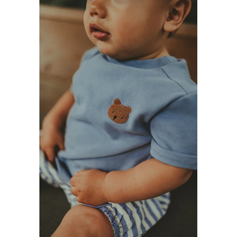 Detské bavlnené tričko Donsje Jarne T-shirt Bear 62459093