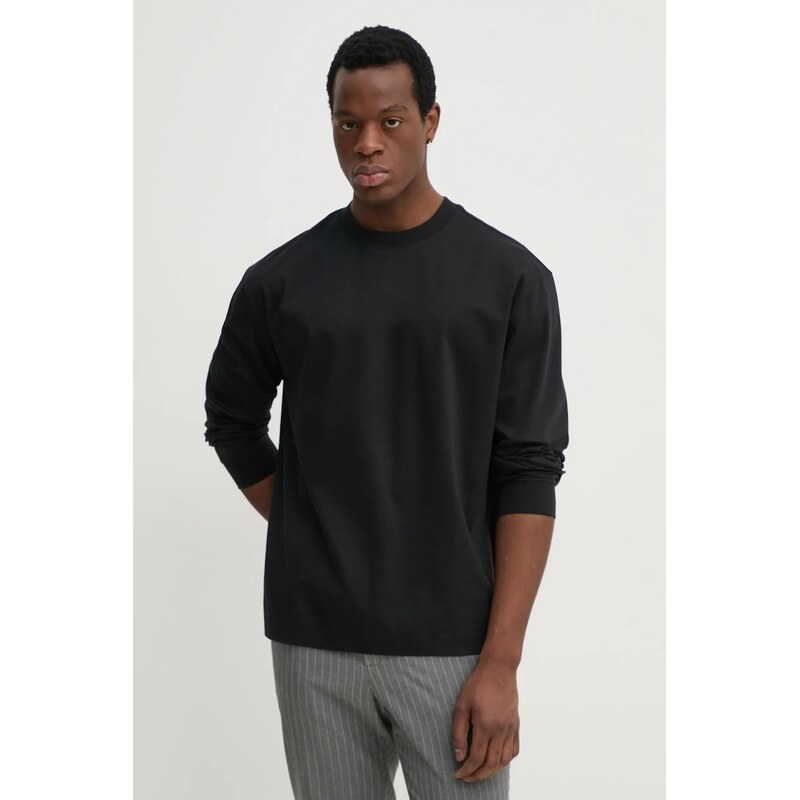 Bavlnené tričko s dlhým rukávom BOSS C-Tubby 11 62458929