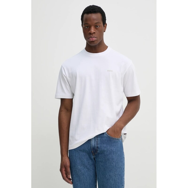 Bavlnené tričko BOSS Orange 62458958