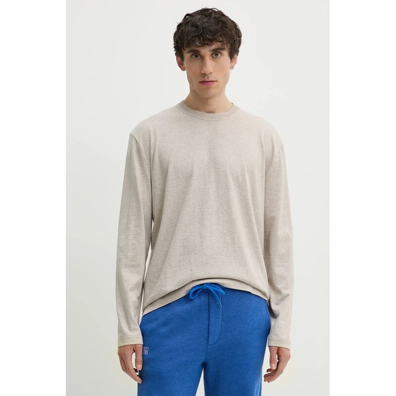 Bavlnené tričko s dlhým rukávom Samsoe Samsoe SAPARKER 62575477