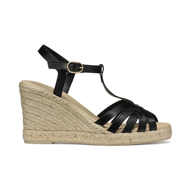 Kožené espadrilky Geox D GELSA 62478655
