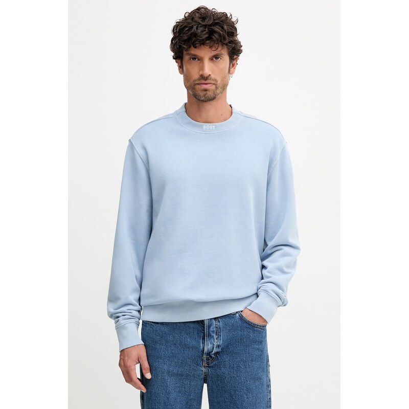 Bavlnená mikina BOSS Orange We__Dye 65233575