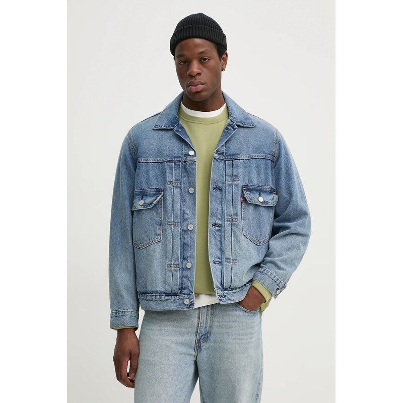 Bavlnená rifľová bunda Levis TYPE 2 TRUCKER 62575707
