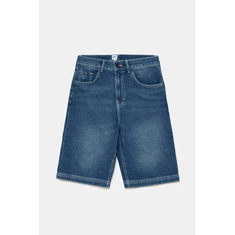 Detské rifľové krátke nohavice BOSS 62582523