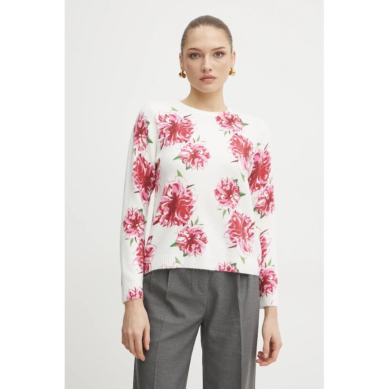 Sveter s prímesou vlny Morgan MFLOWER 62591479