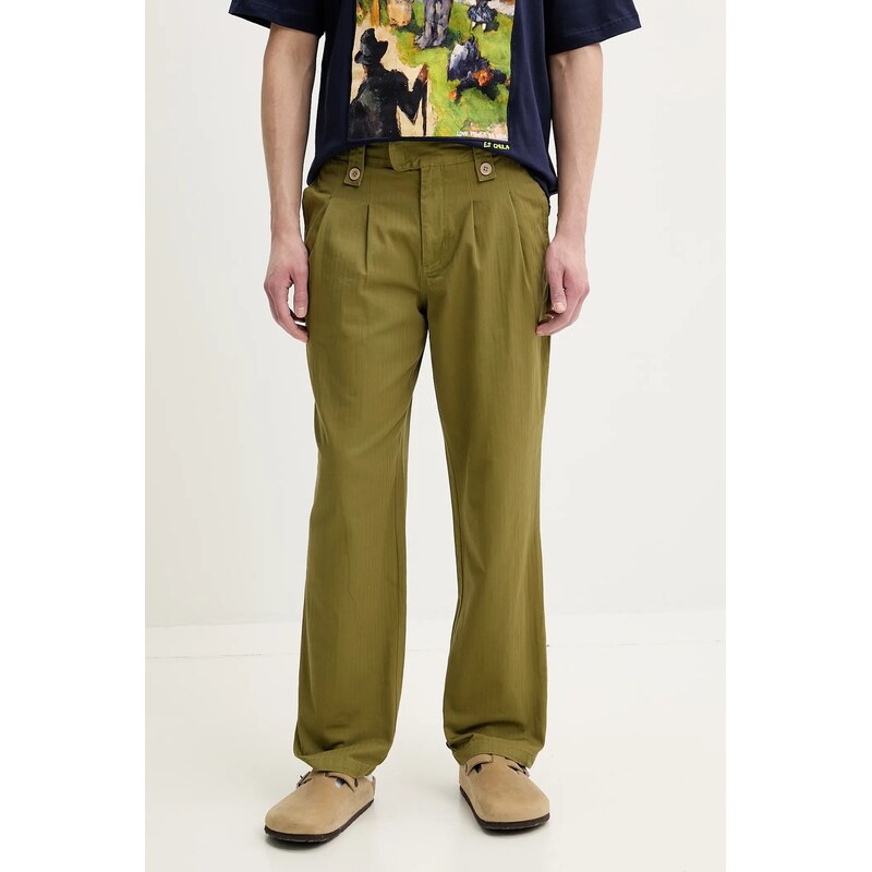 Bavlnené nohavice Desigual BANKER 64324898