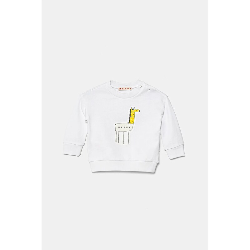 Bavlnená mikina pre bábätká Marni MS304B SWEAT-SHIRT 62604284
