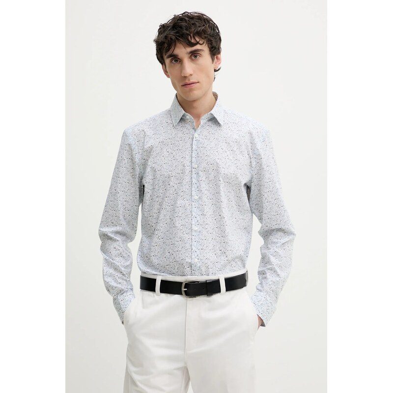 Bavlnená košeľa HUGO 62607884