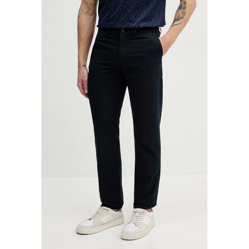 Nohavice s prímesou ľanu Tommy Hilfiger 62672164