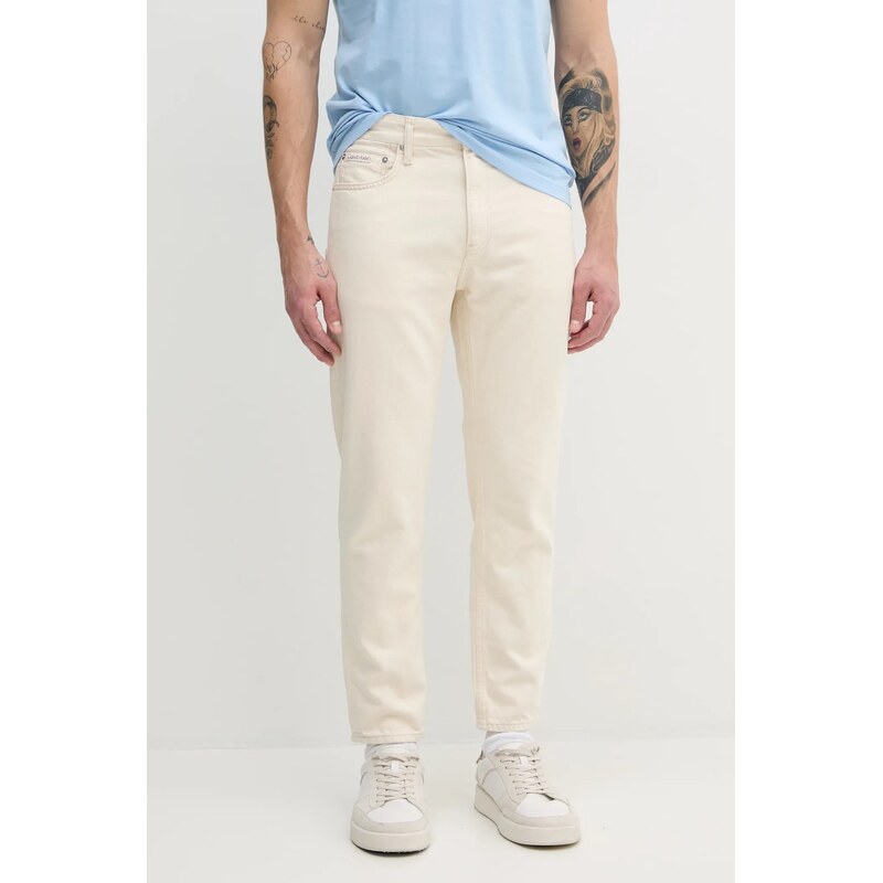 Džínsy s prímesou ľanu Calvin Klein Jeans 62622407