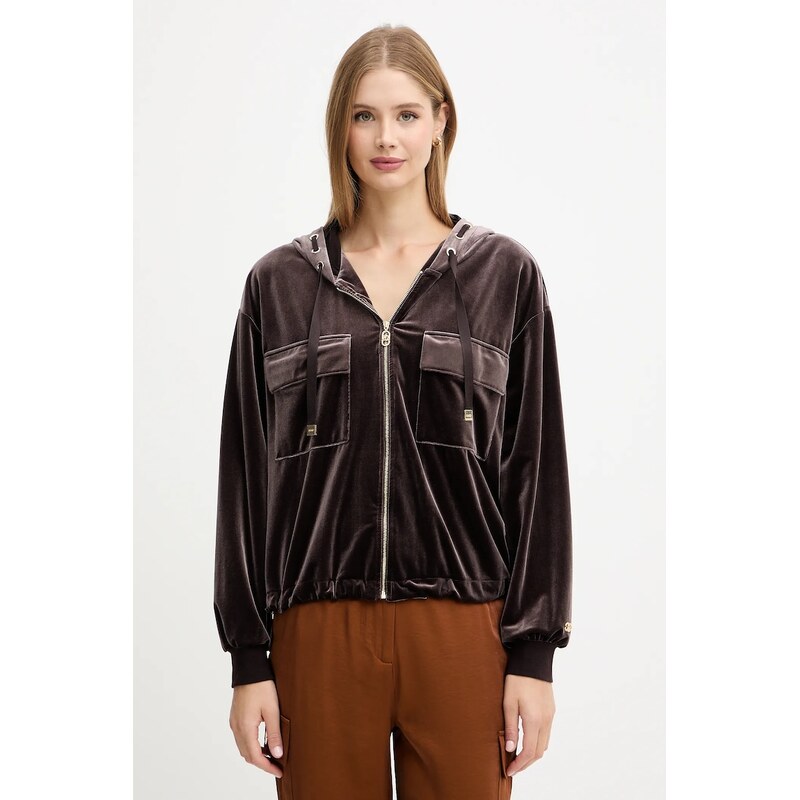 Velúrová mikina Liu Jo 65142931