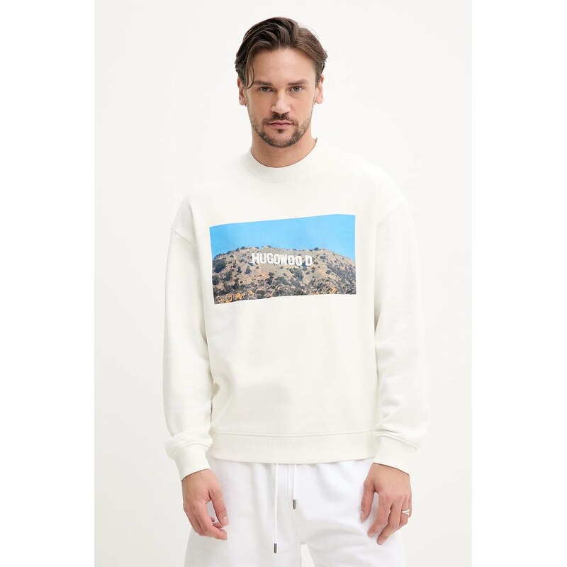 Bavlnená mikina HUGO 62657364