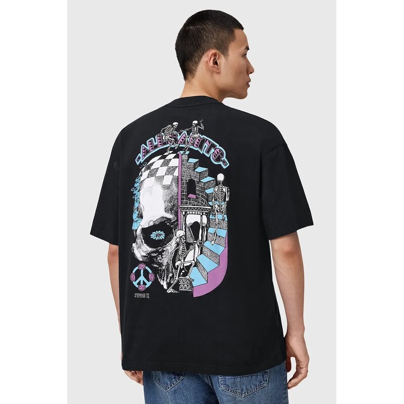 Bavlnené tričko AllSaints REINCARNATE 65118876