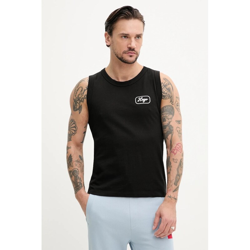 Bavlnené tričko Hugo Blue 62657553