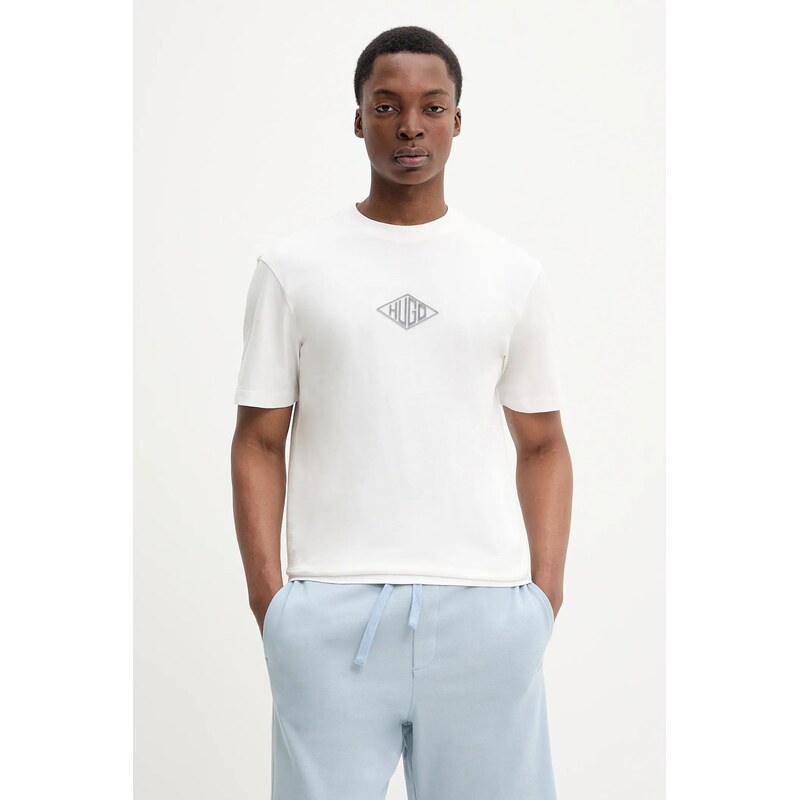 Bavlnené tričko HUGO 62673186