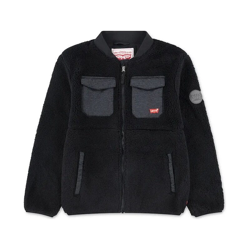 Detská bunda Levis UTILITY PKT SHERPA JKT 65120703