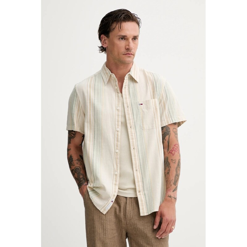 Bavlnená košeľa Tommy Jeans 63718068