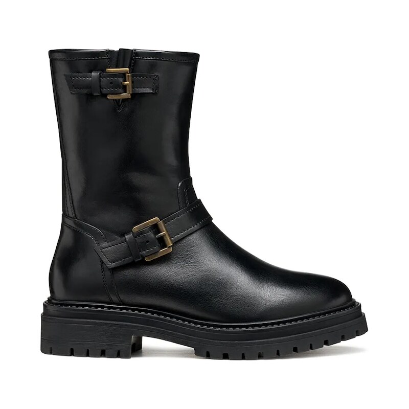 Kožené členkové topánky Geox D IRIDEA 65120546