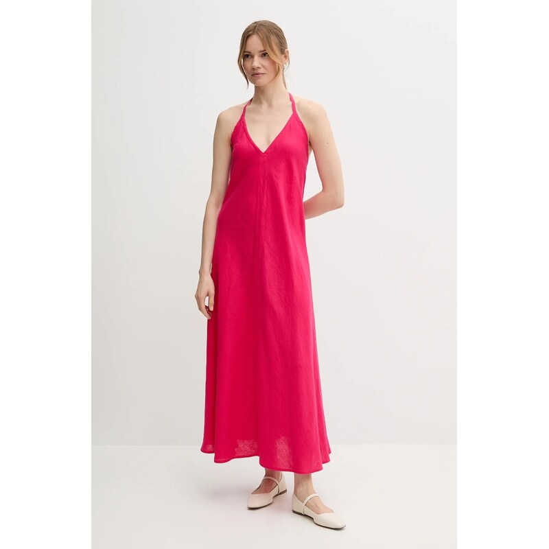 Ľanové šaty United Colors of Benetton 64103321