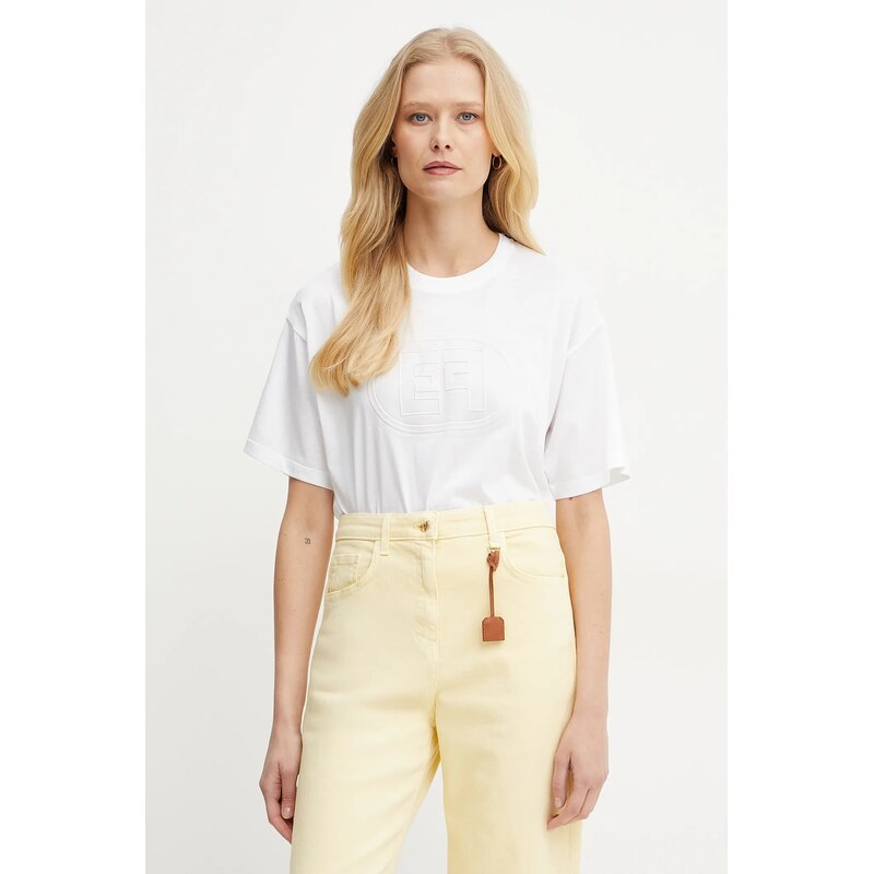 Bavlnené tričko Elisabetta Franchi 63998859