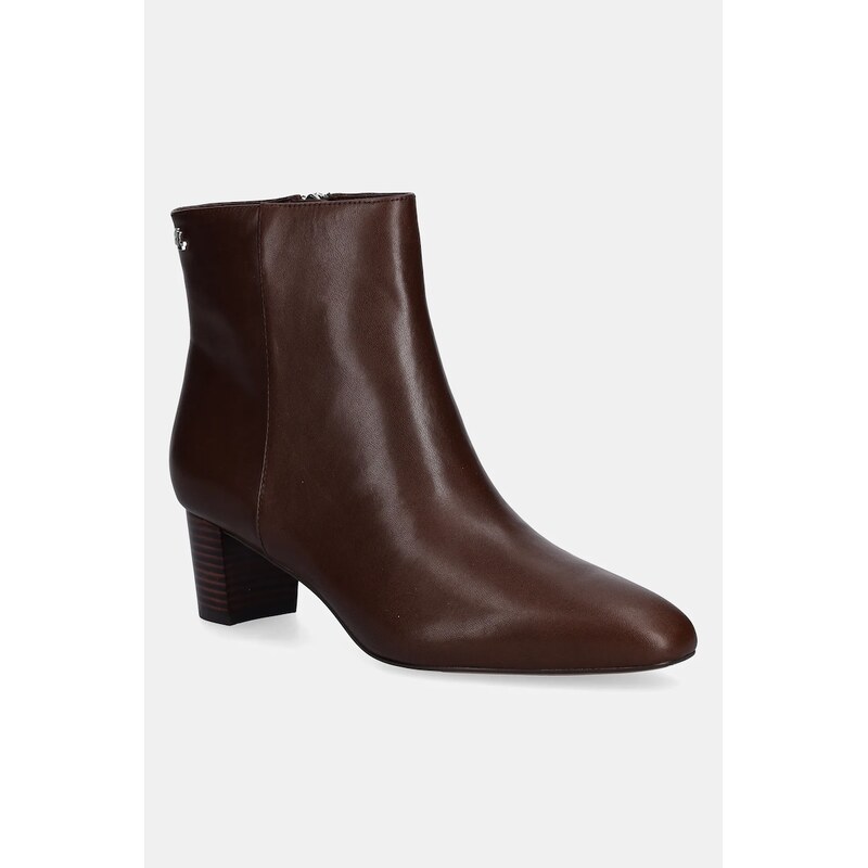 Kožené členkové topánky Lauren Ralph Lauren Demi 65146230