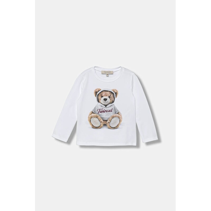 Detské tričko s dlhým rukávom Twinset 65183587