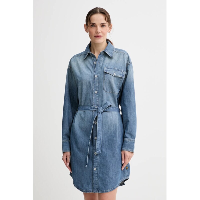 Rifľové šaty G-Star Belted 65201097
