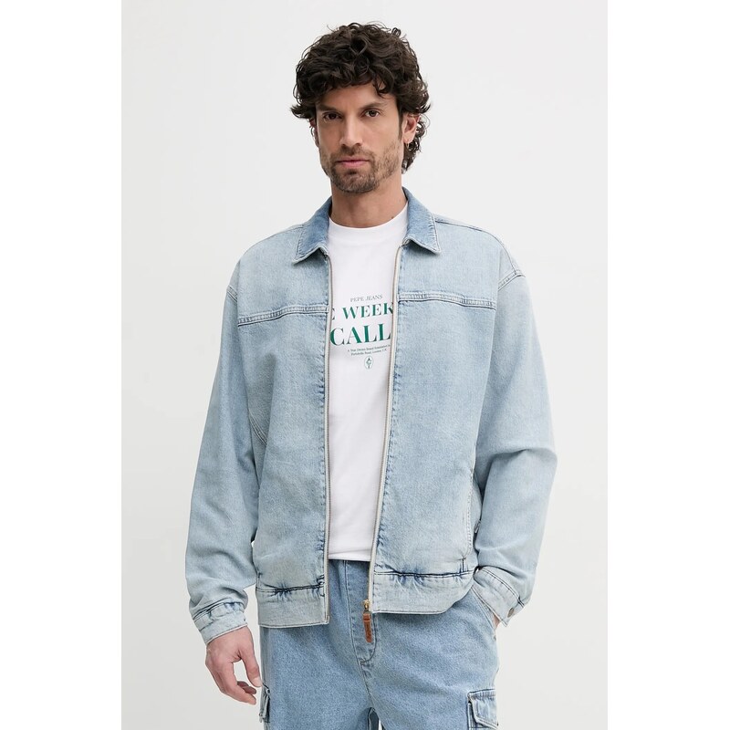 Rifľová bunda Pepe Jeans EMMETT FADEOUT 62738187