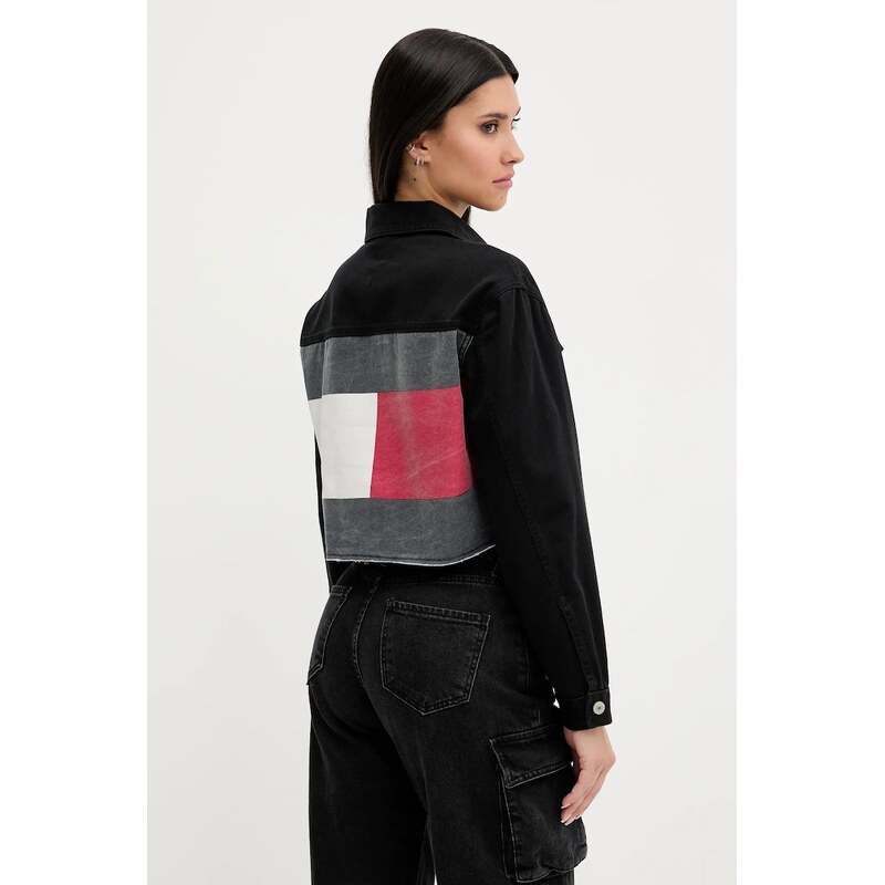 Rifľová bunda Tommy Jeans 64130086