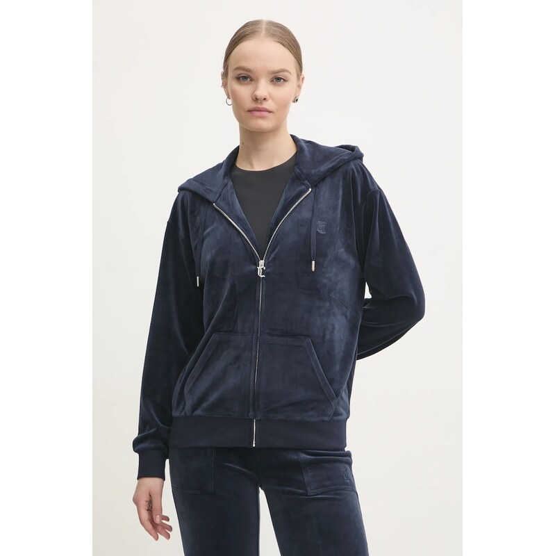 Velúrová mikina Juicy Couture HALAN OVERSIZED HOODIE 60321551