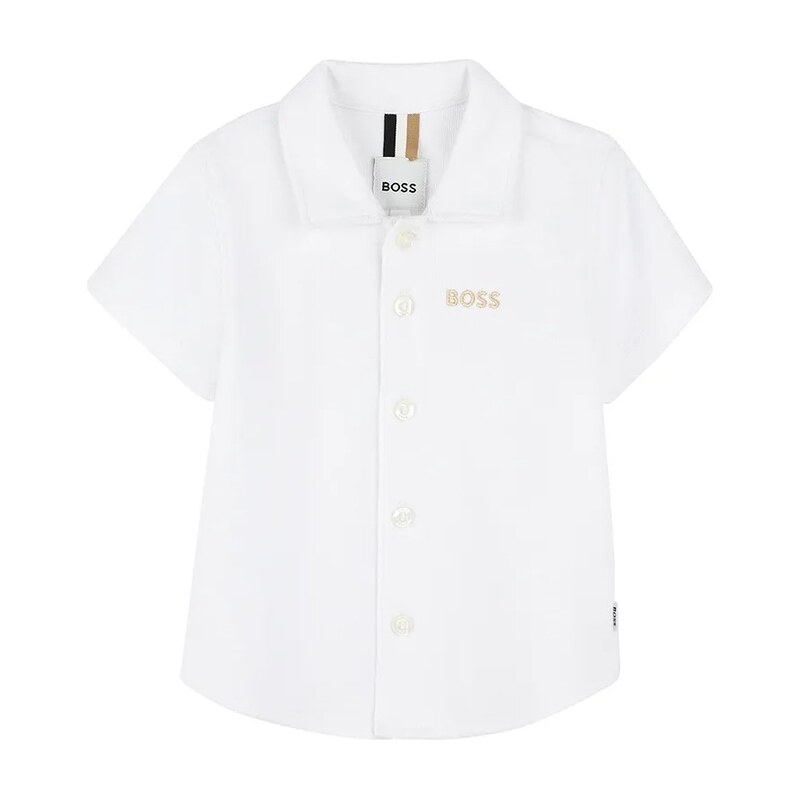 Bavlnená košeľa pre bábätká BOSS 62743111