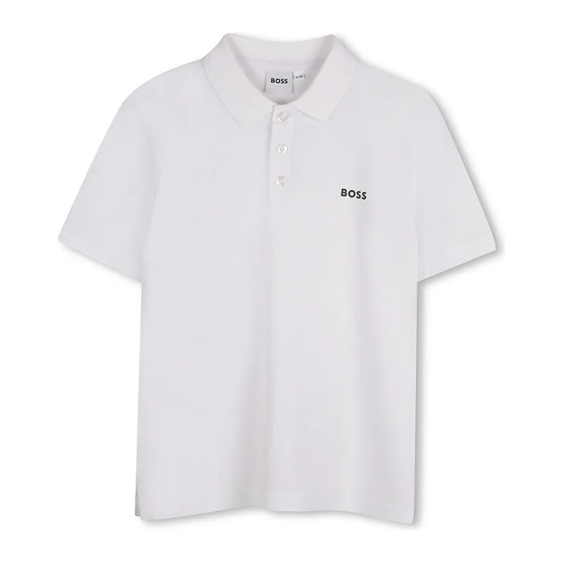Detská bavlnená polokošeľa BOSS 62743378