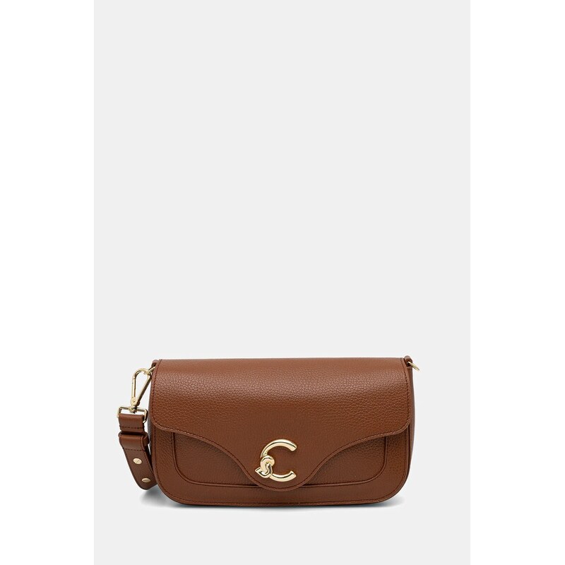 Kožená kabelka Coccinelle COCCINELLE C-ME 64189862