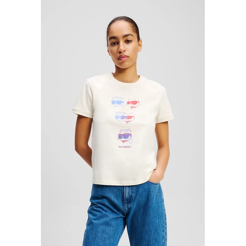 Bavlnené tričko Karl Lagerfeld IKON 62988835