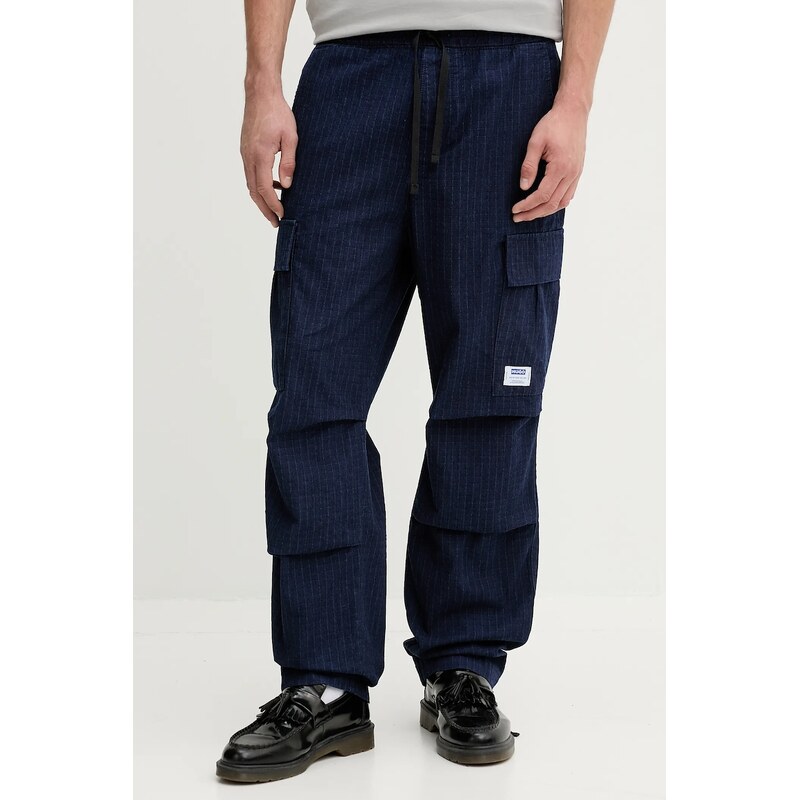 Bavlnené nohavice Hugo Blue Gadic242W 65206383