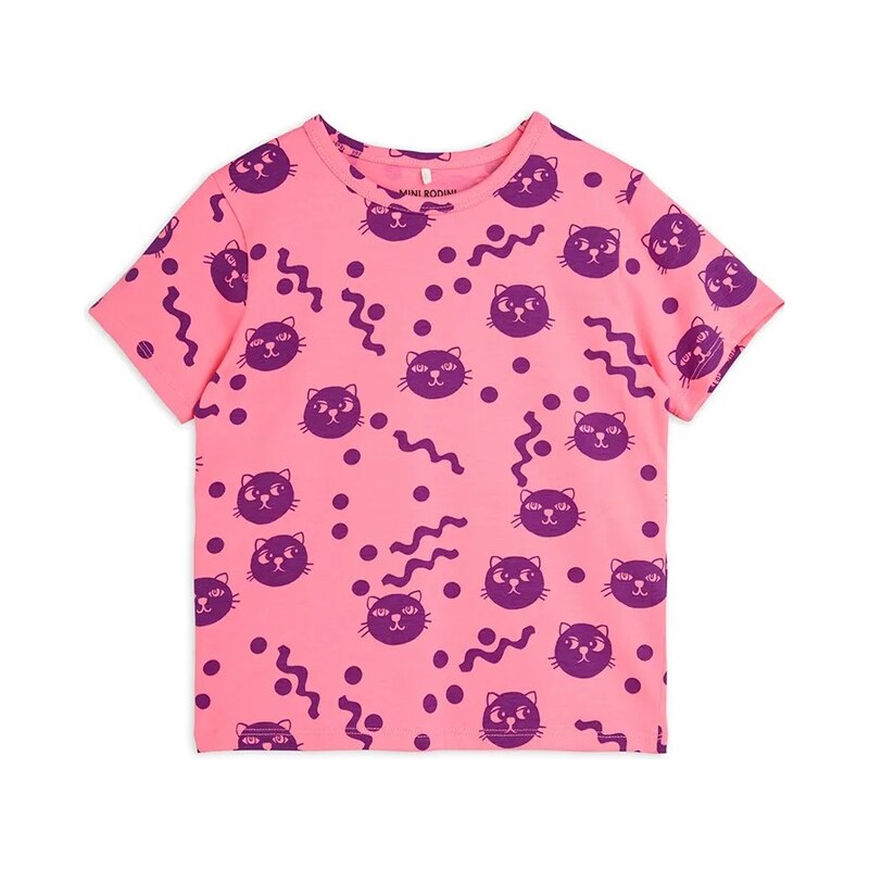 Tričko Mini Rodini Squiggly cats 64315137