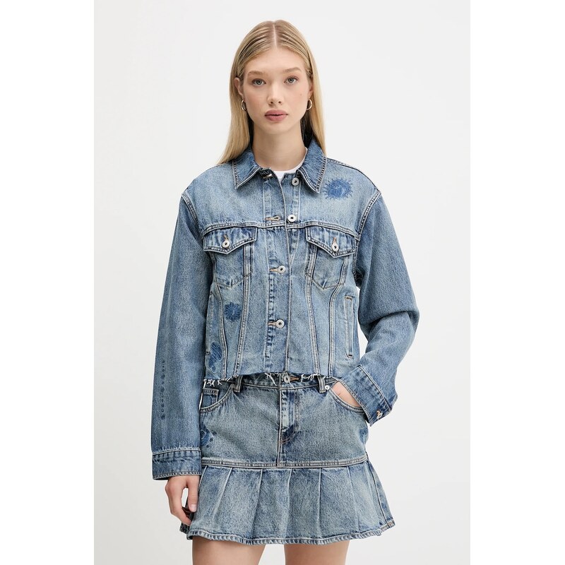 Rifľová bunda Hugo Blue Anouk_Cropped_B 65233706