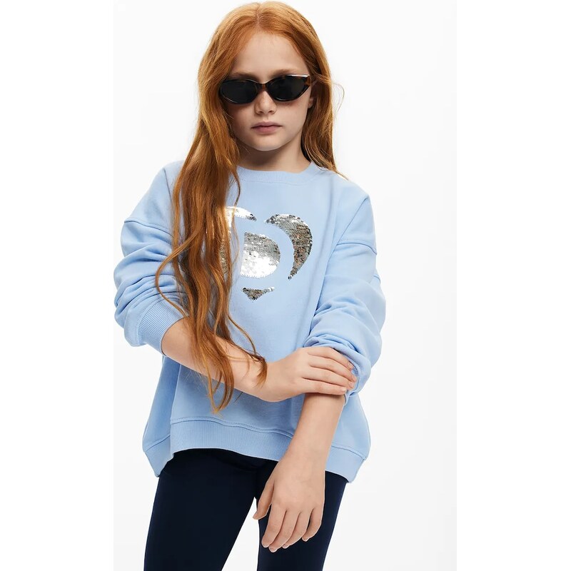 Detská bavlnená mikina Desigual 64326533