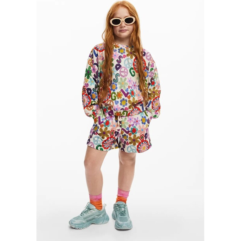 Detská bavlnená mikina Desigual 64326594