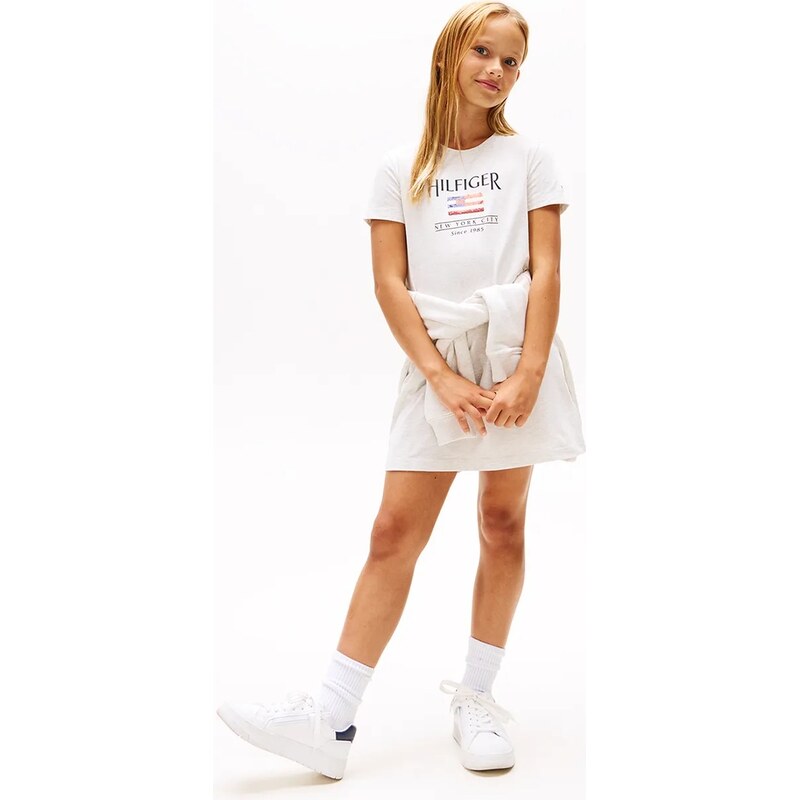 Dievčenské bavlnené šaty Tommy Hilfiger 62922627