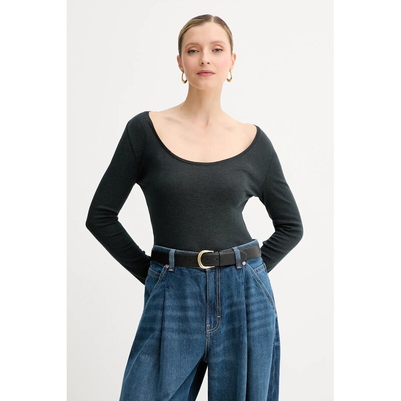 Tričko s dlhým rukávom BOSS Orange C Edeline 66514087