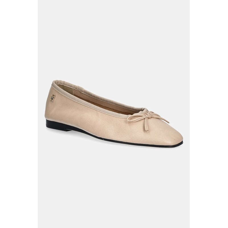 Kožené balerínky Tommy Hilfiger BALLERINA SOFT LEATHER 61862270