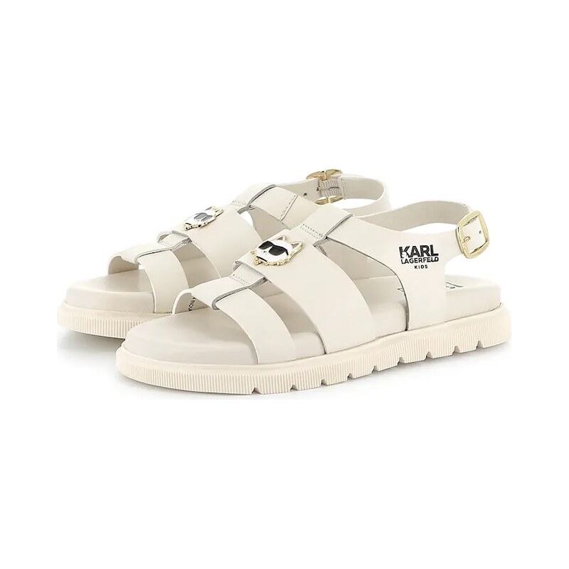 Detské kožené sandále Karl Lagerfeld 62807812