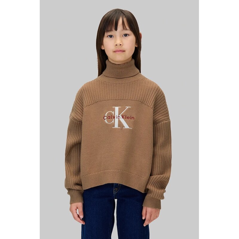 Detský bavlnený sveter Calvin Klein Jeans 65211313