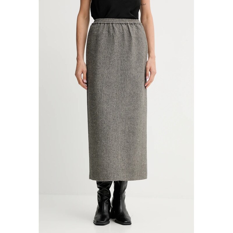 Sukňa s prímesou vlny ISABELLE BLANCHE 65235625