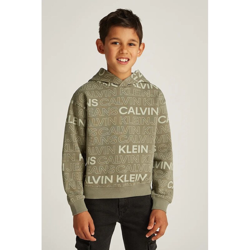 Detská bavlnená mikina Calvin Klein Jeans 0 60505615