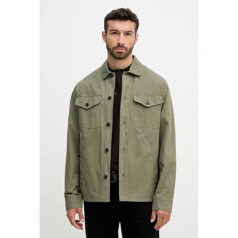Bavlnená košeľová bunda Tommy Hilfiger 64345915